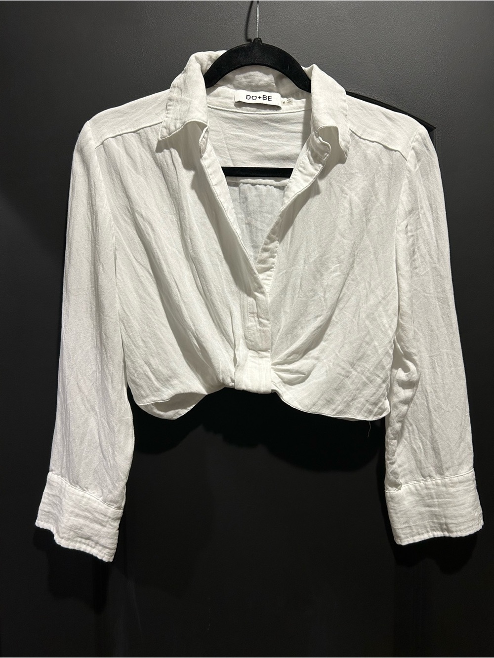 DO+BE White Cropped Shirt